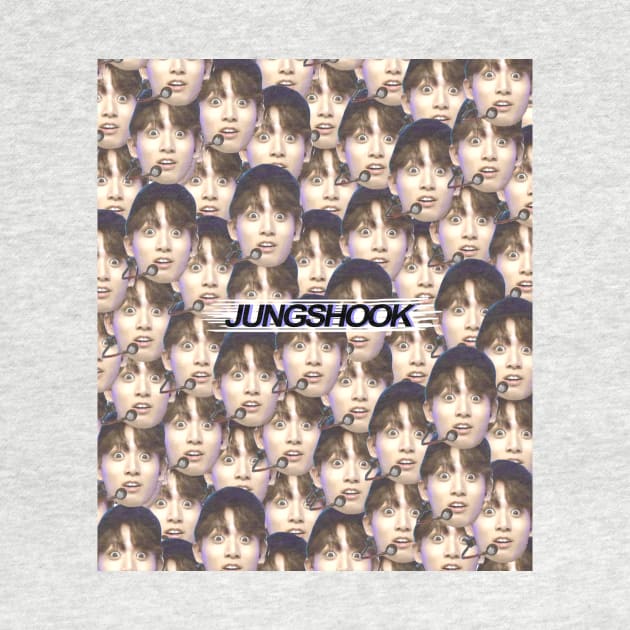 "JUNGSHOOK" - Jungkook - Filled Design (Blue) by oreokookie